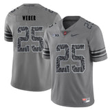 Mike Weber 25 Pattern Dark Gray