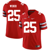 Mike Weber 25 Red