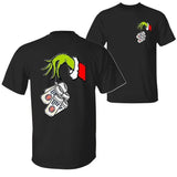 Miler Lite Christmas Movie The Grin Hand Shirt- Sweatshirt- Hoodie, Christmas Green Guy Holding Lite Beer, For Men, For Women