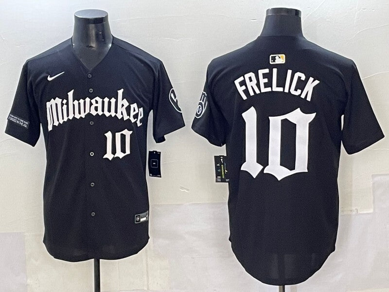 Milwaukee Brewers #10 Sal Frelick Brewers 5 Collaboration
