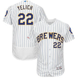 Milwaukee Brewers #22 Christian Yelich Style 1