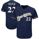 Milwaukee Brewers #22 Christian Yelich Style 2