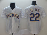 Milwaukee Brewers #22 Christian Yelich Style 5