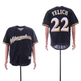 Milwaukee Brewers #22 Christian Yelich Style 7