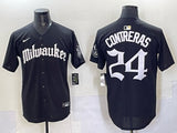 Milwaukee Brewers #24 William Contreras Brewers 5 Collaboration Style 1
