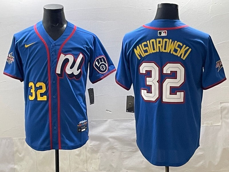 Milwaukee Brewers #32 Jacob Misiorowski Brewers 25 All-Star