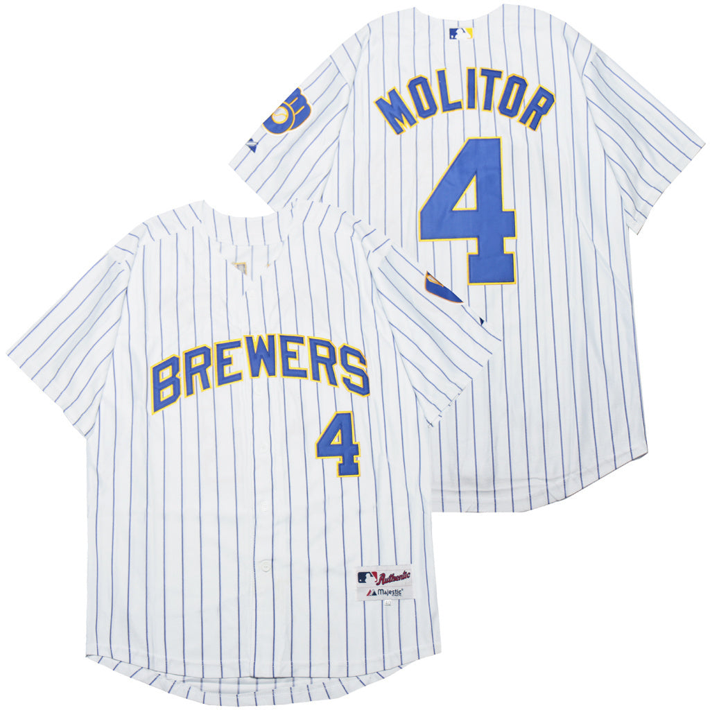 Milwaukee Brewers #4 Paul Molitor Style 2