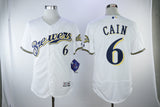 Milwaukee Brewers #6 Lorenzo Cain Style 2