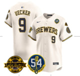 Milwaukee Brewers #9 Uecker Brewers Adult Style 6