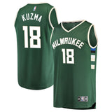 Milwaukee Bucks #18 Kyle Kuzma Green - Icon Edition