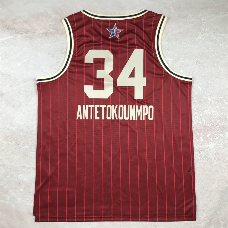 Milwaukee Bucks #34 Giannis Antetokounmpo 2024 NBA All-Star