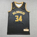 Milwaukee Bucks #34 Giannis Antetokounmpo Bucks 34 Black Limited s-xxl Style 2