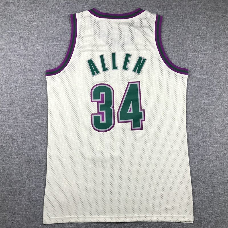Milwaukee Bucks #34 Giannis Antetokounmpo Bucks 34 Yellow Retro s-xxl Style 1