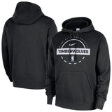 Minnesota Timberwolves Black 2025 26 Practice Club Pullover Hoodie