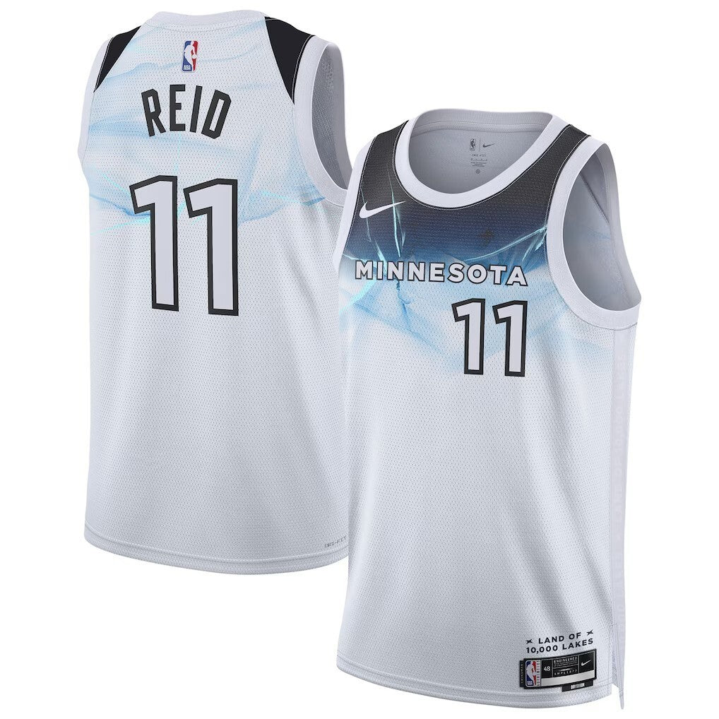 Minnesota Timberwolves #11 Naz Reid Unisex 202425 Swingman Player Jersey - City Edition - White