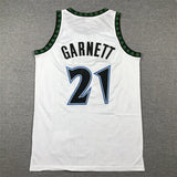 Minnesota Timberwolves #21 Kevin Garnett Timberwolves 21 Retro White s-xxl Style 1