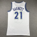 Minnesota Timberwolves #21 Kevin Garnett Timberwolves 21 Retro White s-xxl Style 3