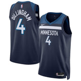 Minnesota Timberwolves #4 Rob Dillingham Swingman Jersey - Icon Edition - Navy