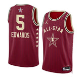 Minnesota Timberwolves #5 Anthony Edwards 2024 NBA All-Star Swingman Jersey Style 1