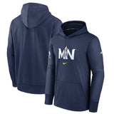 Minnesota Twins Navy 2024 City Connect Collection Practice Performance Pullover