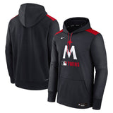 Minnesota Twins Navy Collection Performance Pullover Hoodie