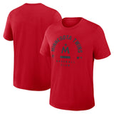 Minnesota Twins Red Collection Early Work Tri-Blend Dri-FIT T-Shirt