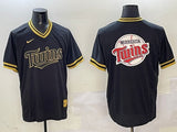 Minnesota Twins Twins Black Gold Adult Style 1