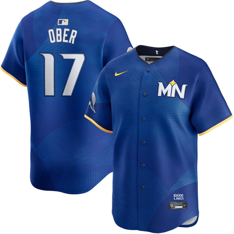 Minnesota Twins #17 Bailey Ober City Connect Limited Jersey