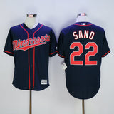 Minnesota Twins #22 Miguel Sano Twins 22 Blue Fan