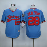 Minnesota Twins #28 Bert Blyleven Throwback Jersey