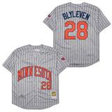 Minnesota Twins #28 Bert Blyleven Twins 28 Gray Black 1987 Retro
