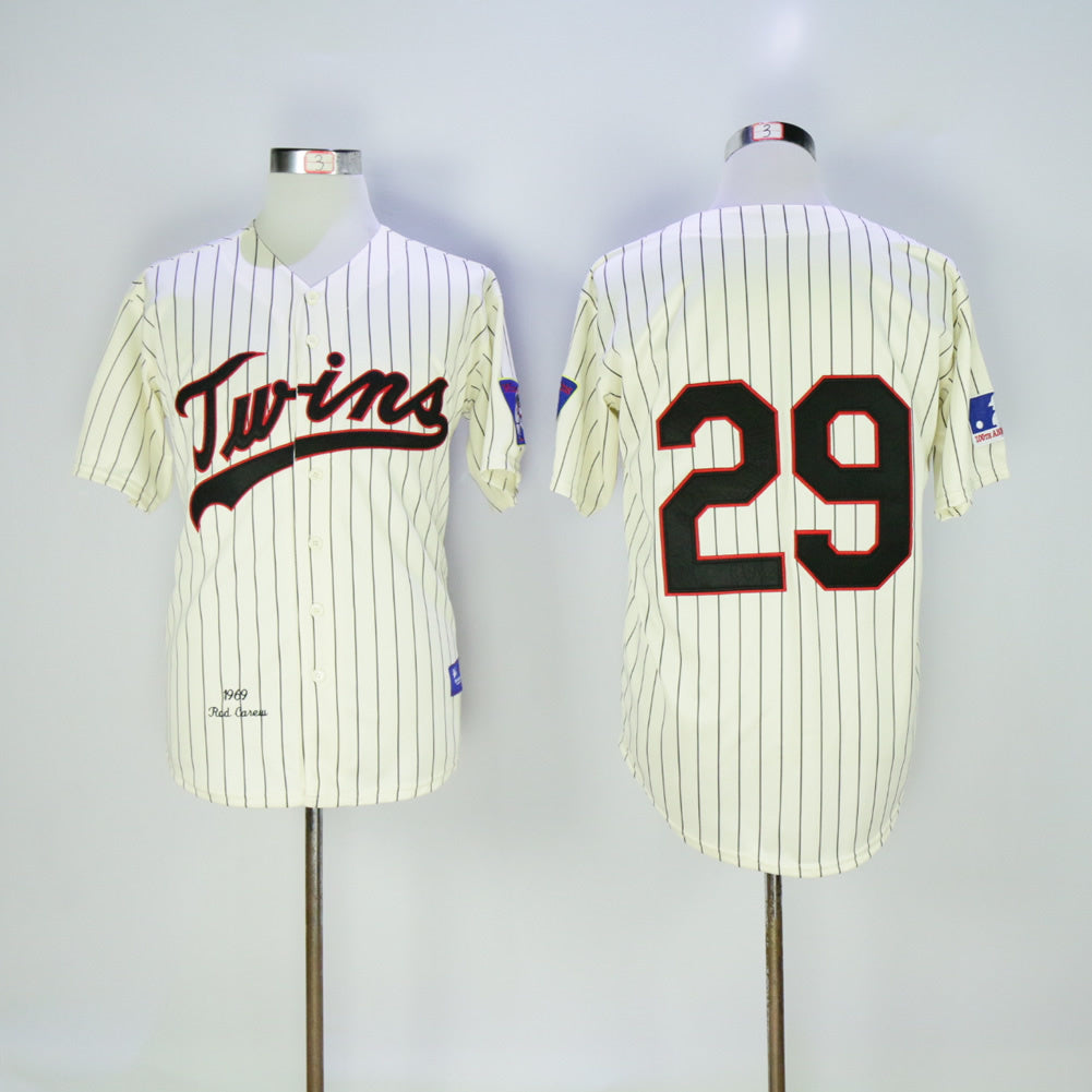 Minnesota Twins #29 Twins 29 Off-White 1969 Retro
