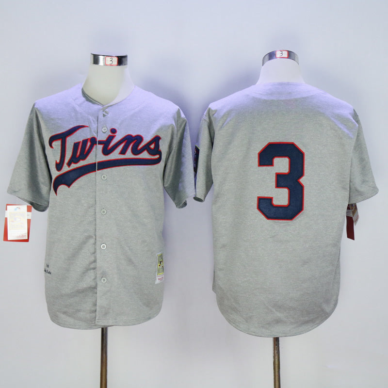 Minnesota Twins #3 Harmon Killebrew Twins 3 Hemp Gray 1969 Retro Style 2