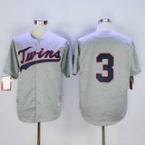 Minnesota Twins #3 Harmon Killebrew Twins 3 Hemp Gray 1969 Retro Style 2