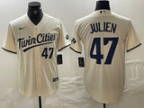Minnesota Twins #47 Edouard Julien Fan Edition Style 3