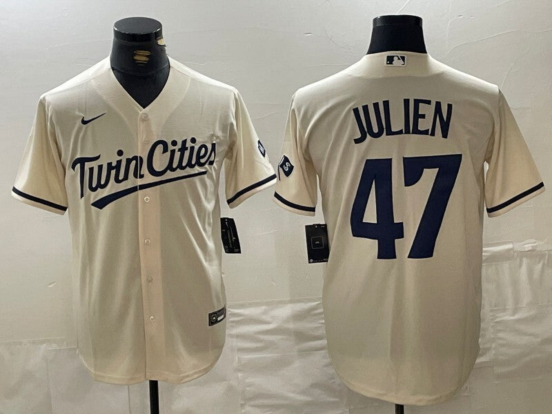 Minnesota Twins #47 Edouard Julien Fan Edition Style 4