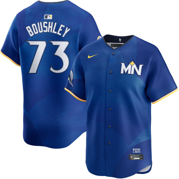 Minnesota Twins #73 Caleb Boushley City Connect Limited Jersey