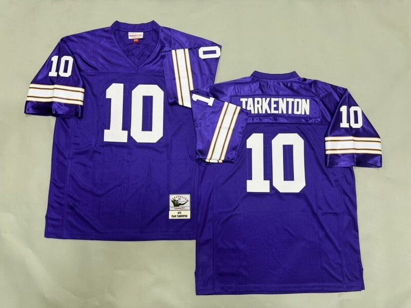 Minnesota Vikings #10 Fran Tarkenton Minnesota Vikings Style 2