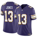 Minnesota Vikings #13 Daniel Jones Purple 2023 F.U.S.E. Throwback Vapor