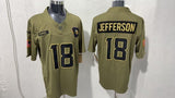 Minnesota Vikings #18 Justin Jefferson Style 1