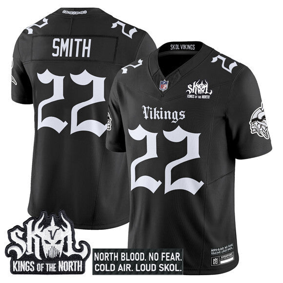 Minnesota Vikings #22 Harrison Smith Black 2025 F.U.S.E. Kings of the North