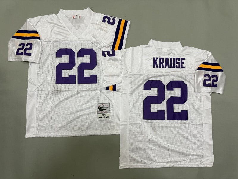 Minnesota Vikings #22 Paul Krause Minnesota Vikings Style 1