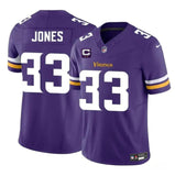 Minnesota Vikings #33 Aaron Jones Purple 2025 F.U.S.E. Vapor Untouchable