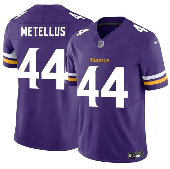 Minnesota Vikings #44 Josh Metellus Purple 2025 F.U.S.E. Vapor Untouchable