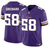 Minnesota Vikings #58 Jonathan Greenard Purple 2025 F.U.S.E. Vapor Untouchable