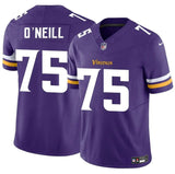 Minnesota Vikings #75 Brian O’Neill Purple 2025 F.U.S.E. Vapor Untouchable