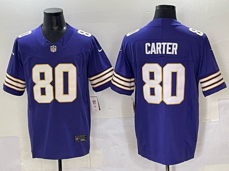 Minnesota Vikings #80 Cris Carter Vikings Retro V3