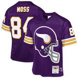 Minnesota Vikings #84 Randy Moss Mitchell & Ness 1998 Throwback Fashion Jersey - Purple