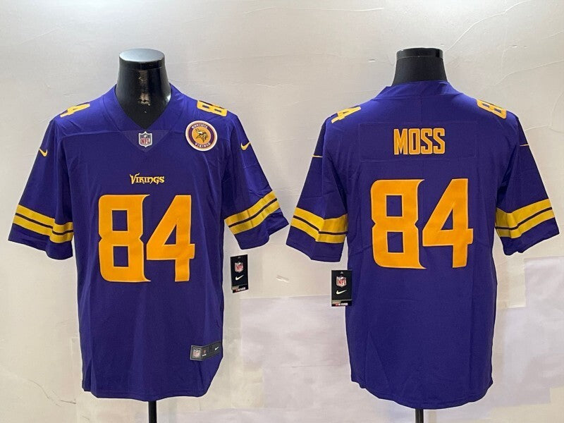 Minnesota Vikings #84 Randy Moss V2 Style 1