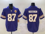 Minnesota Vikings #87 T.J. Hockenson Vikings Retro V3 Style 1